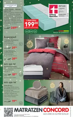 Matratzen Concord - Black Friday ab 26.11.2025 gültig | Seite: 9 | Produkte: Matratze, Decke, Bettwäsche