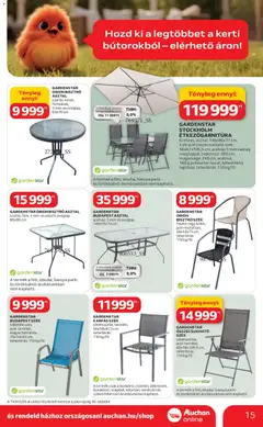 Auchan Ki a szabadba - amely érvényes a következő dátumtól: 05.03.2026 | Oldal: 15