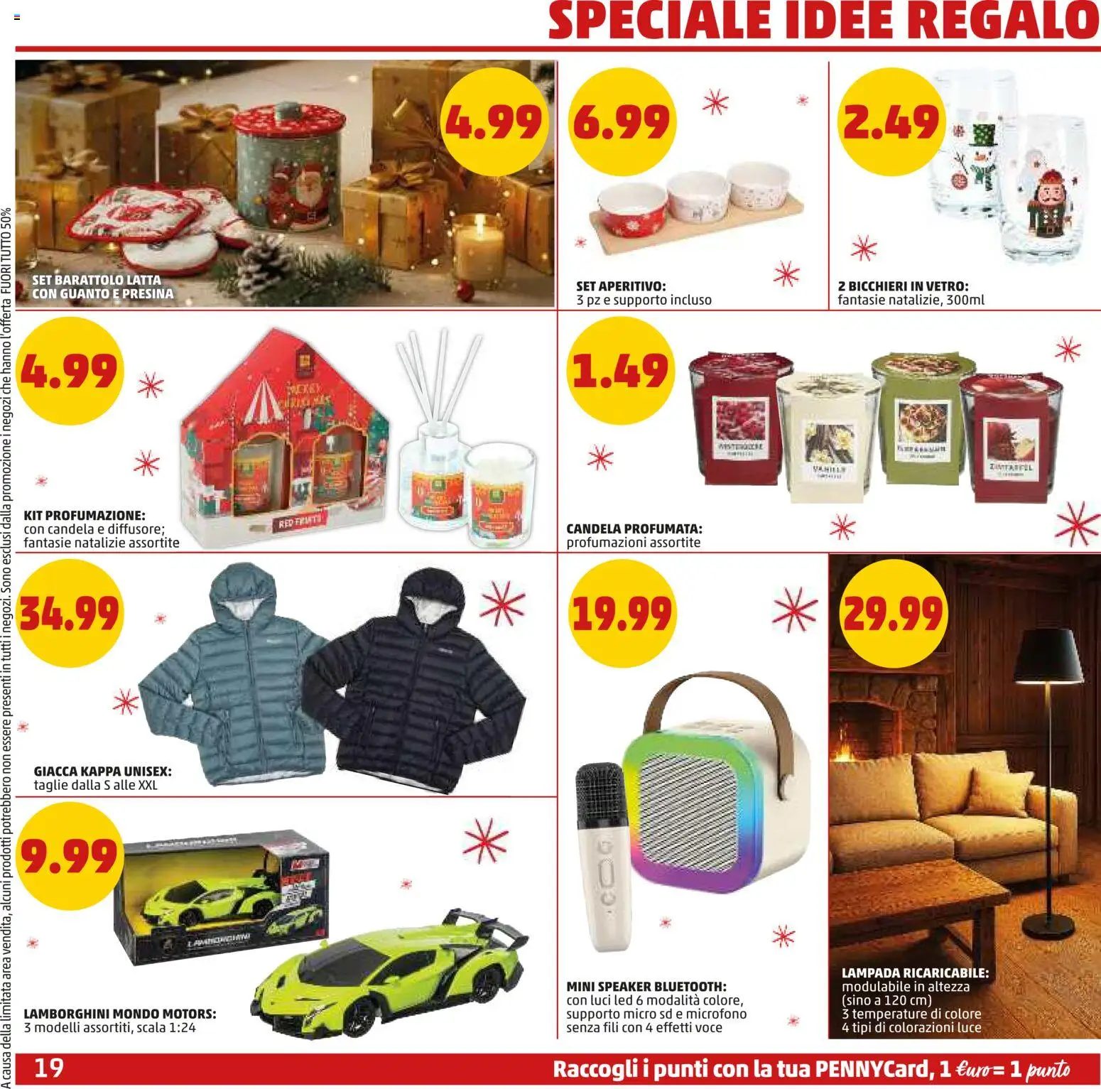 Volantino PENNY del 01.12.2025 | Pagina: 19 | Prodotti: Presina, Scala, Speaker, Lampada