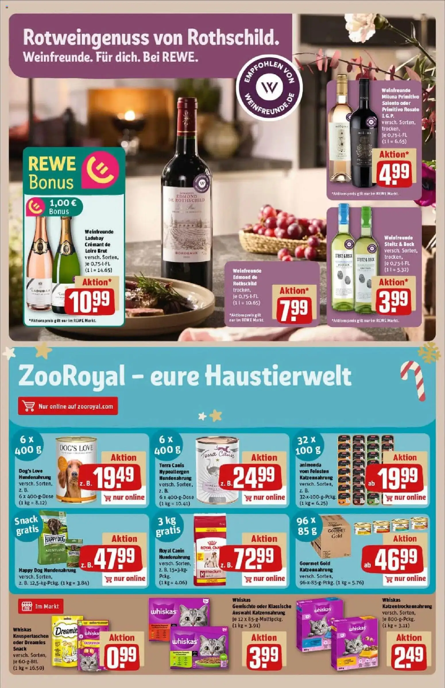 Rewe prospekt Lutherstadt Eisleben	 – gültig ab 01.12.2025 | Seite: 23 | Produkte: Whiskas