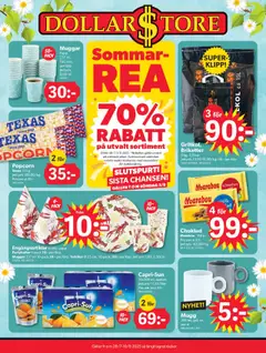 Dollar Store - erbjudanden - Förhandsvisning av reklamblad från butik Dollar Store aktuell från 28.07.2025