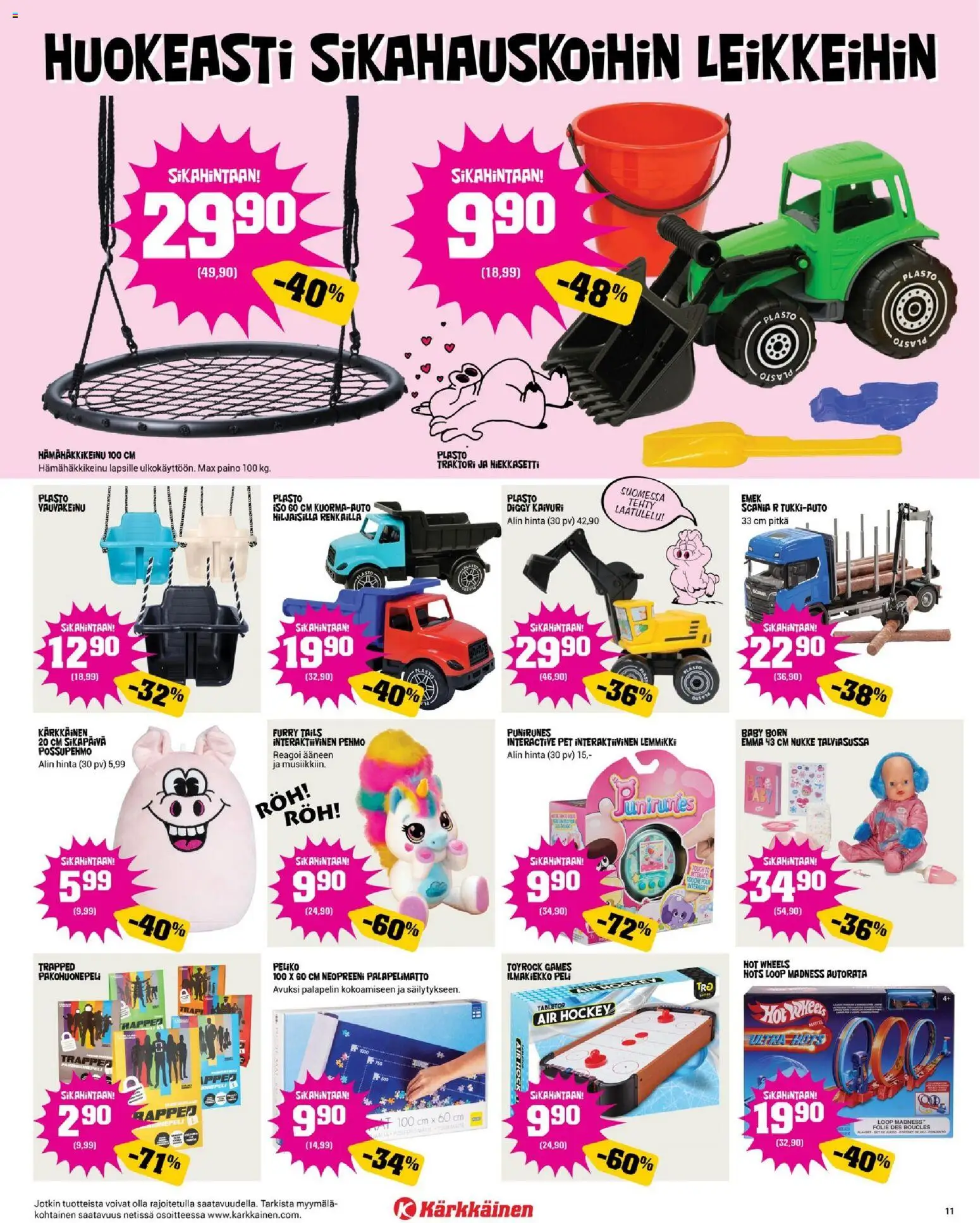 Kärkkäinen tarjoukset – voimassa 08.04.2026 alkaen | Sivu: 11 | Tuotteet: Peli