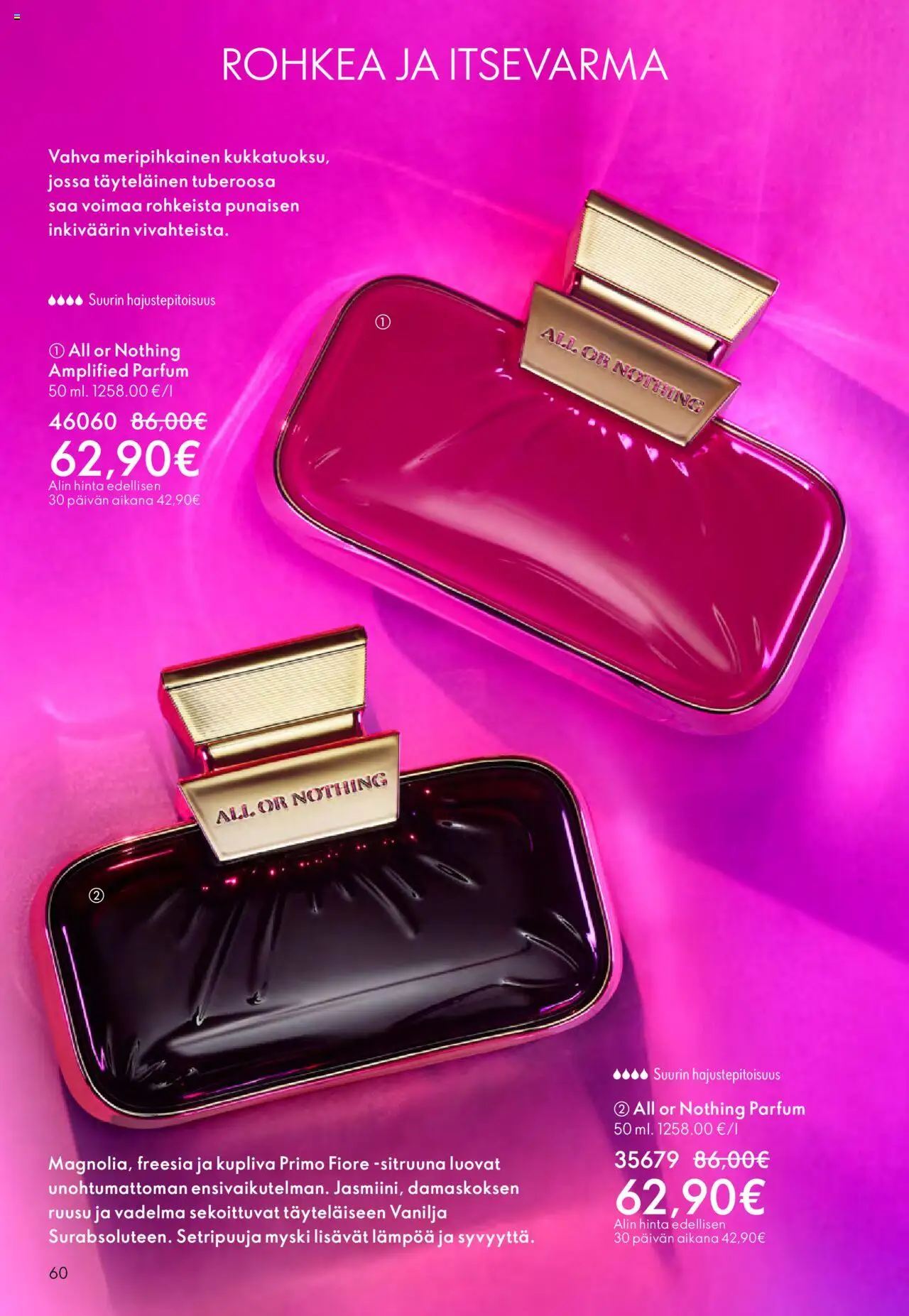 Oriflame - Esite 14 – voimassa 08.10.2025 alkaen | Sivu: 60 | Tuotteet: Vadelma