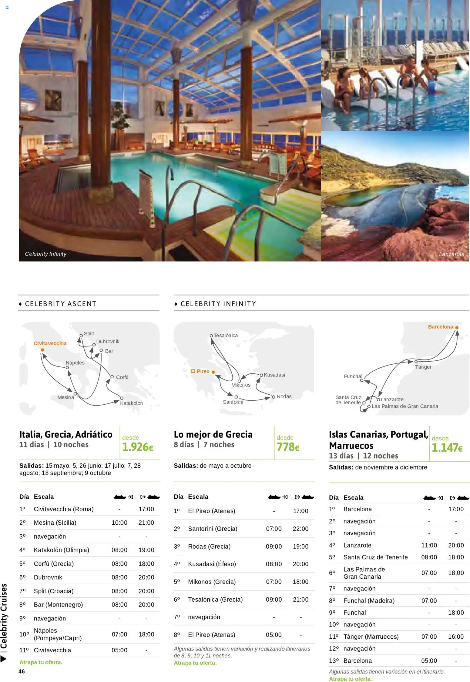Viajes El Corte Inglés Cruceros marítimos │ válido desde el 01.01.2026 | Página: 47 | Productos: Navegación