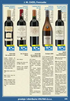 Vrutak - Vinski Katalog - Pregled kataloga iz trgovine Vrutak, vrijedi od 01.11.2024 | Stranica: 195 | Proizvodi: Aperitiv, Miris, Šljive, Maline