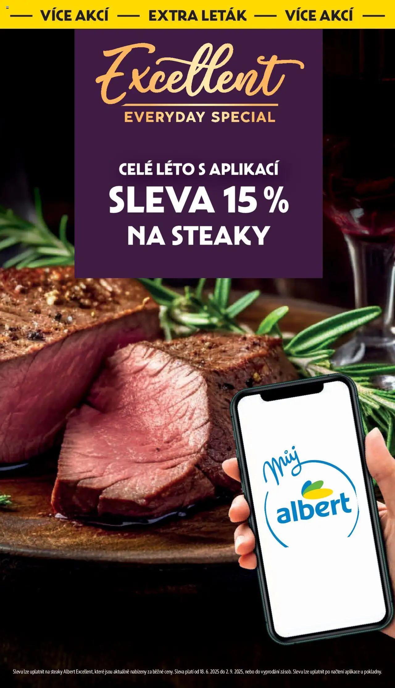 Albert leták - Supermarket od 18.06.2025 | Strana: 48 | Produkty: Steak