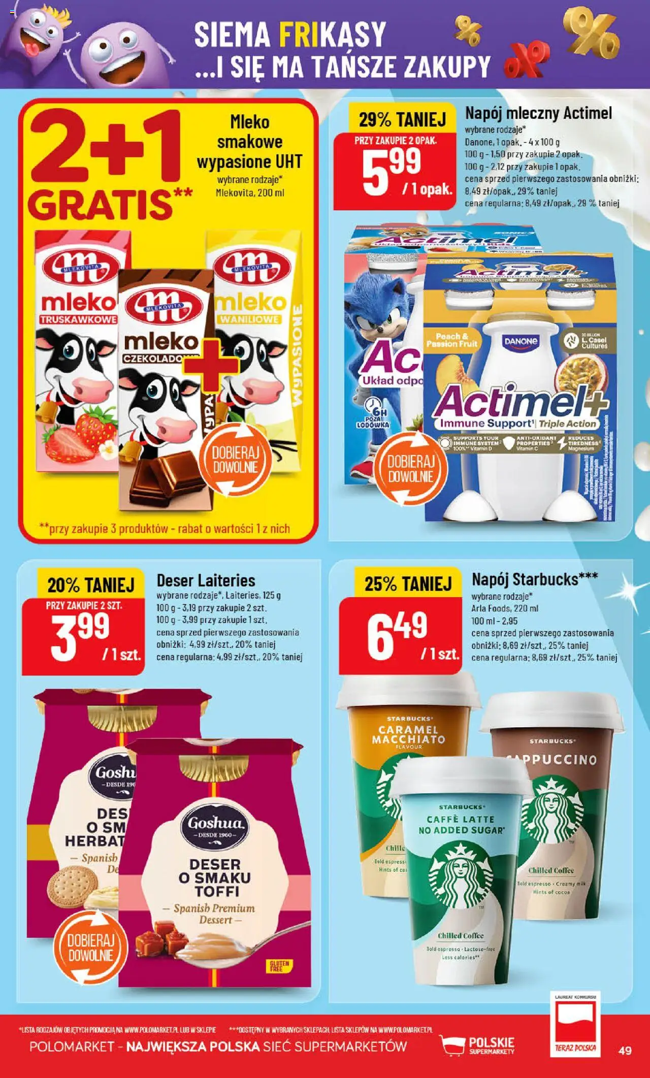 POLOmarket Gazetka od 28.05.2025 | Strona: 49 | Produkty: Lodówka, Cappuccino, Mleko