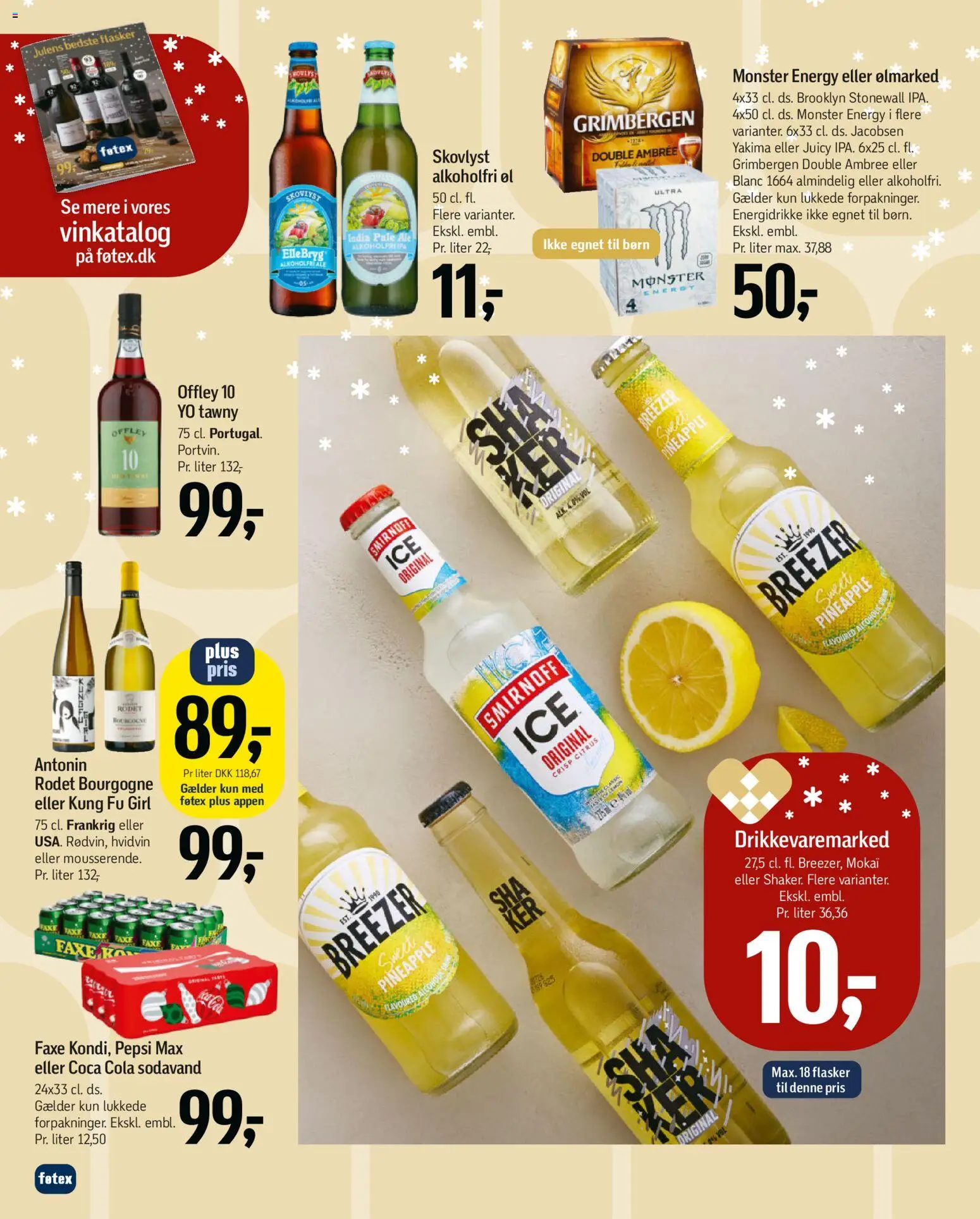 Føtex tilbudsavis – gyldig fra 28.11.2025 | Side: 42 | Produkter: Øl, Energidrikke, Pepsi, Pepsi Max