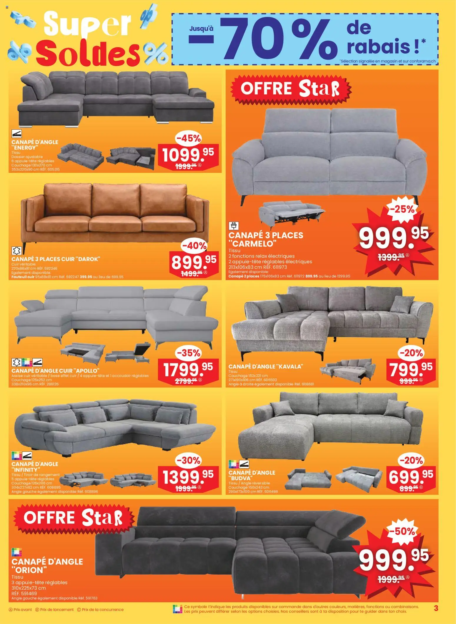 Conforama Aktionen FR – gültig ab 07.01.2026 | Seite: 3