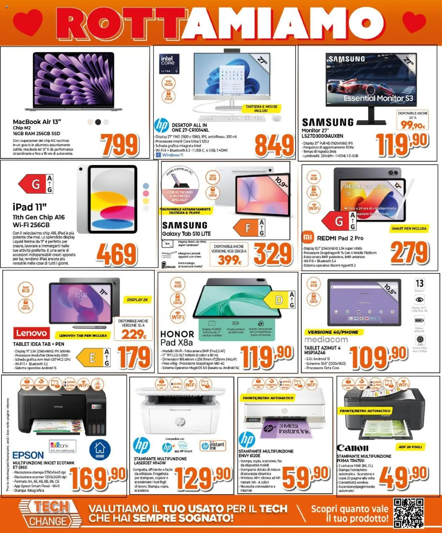 Volantino Expert del 12.02.2026 | Pagina: 4 | Prodotti: Macbook air, Tablet, Audio, Batteria