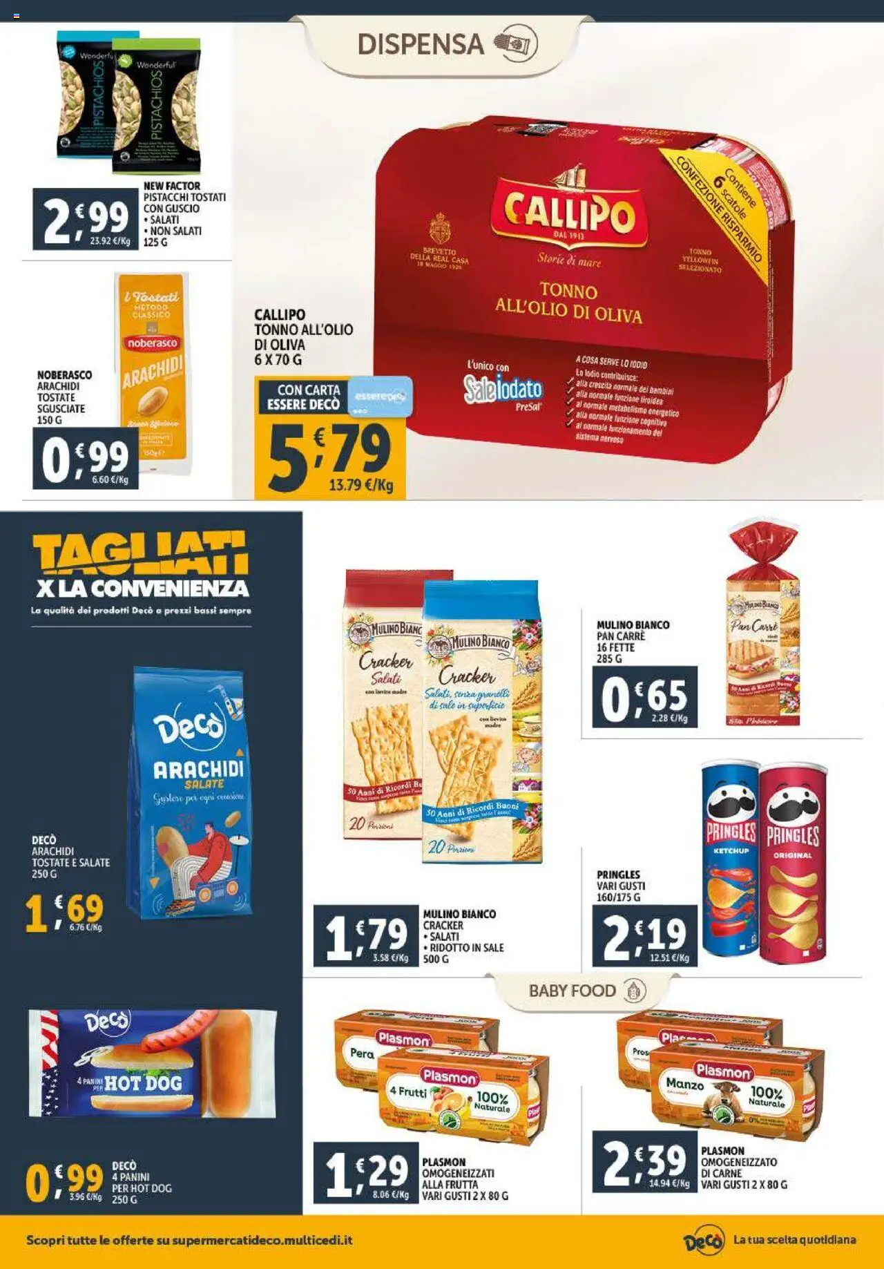 Volantino Decò del 23.09.2025 | Pagina: 14 | Prodotti: Manzo, Frutta, Sale, Arachidi