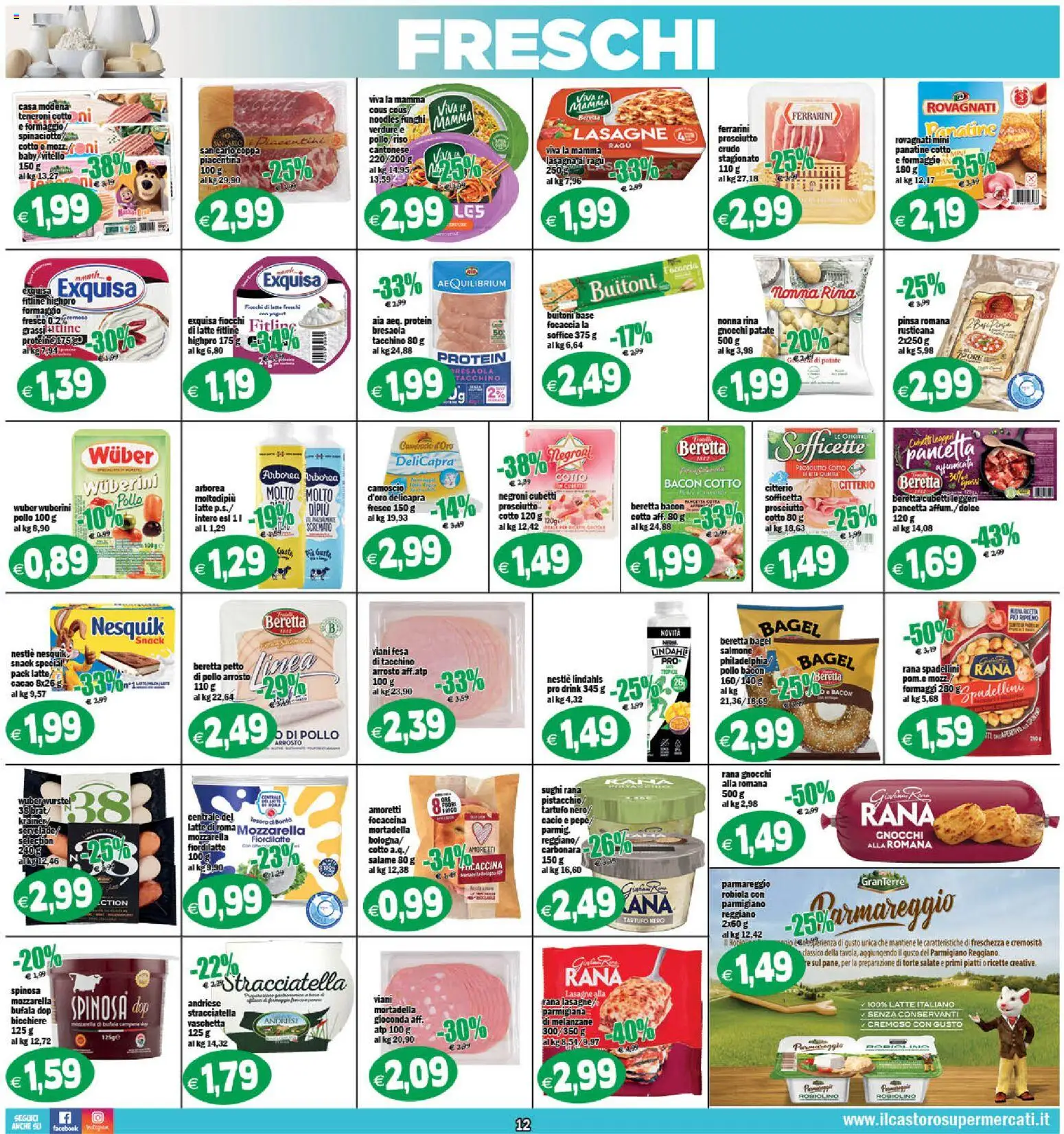 Volantino Il Castoro del 27.12.2025 | Pagina: 12 | Prodotti: Tartufo, Verdure, Tacchino, Stracciatella