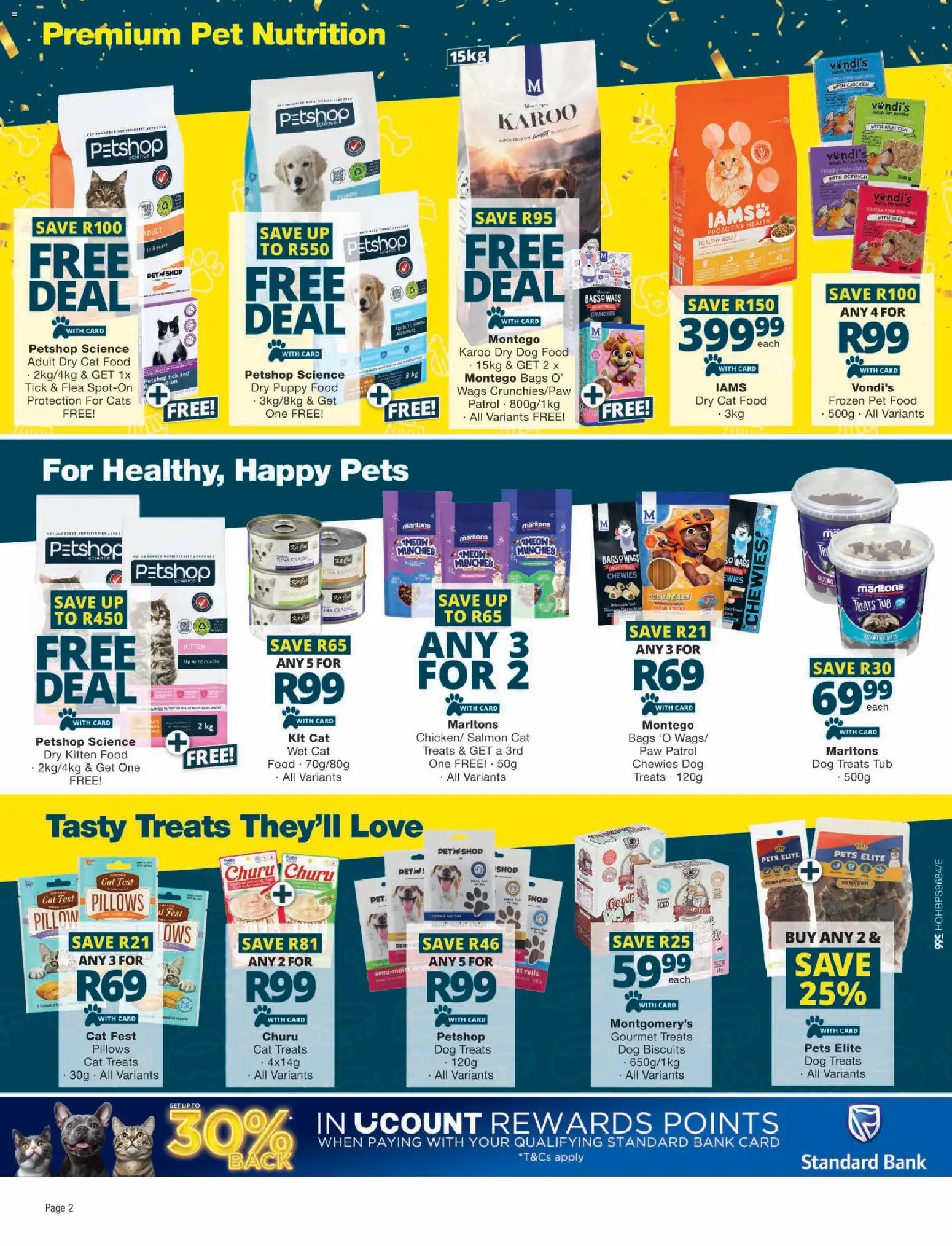 New Checkers catalogue – valid from 20.04.2026 | Page: 2 | Products: Pillow, Biscuits, Chicken, Dog food