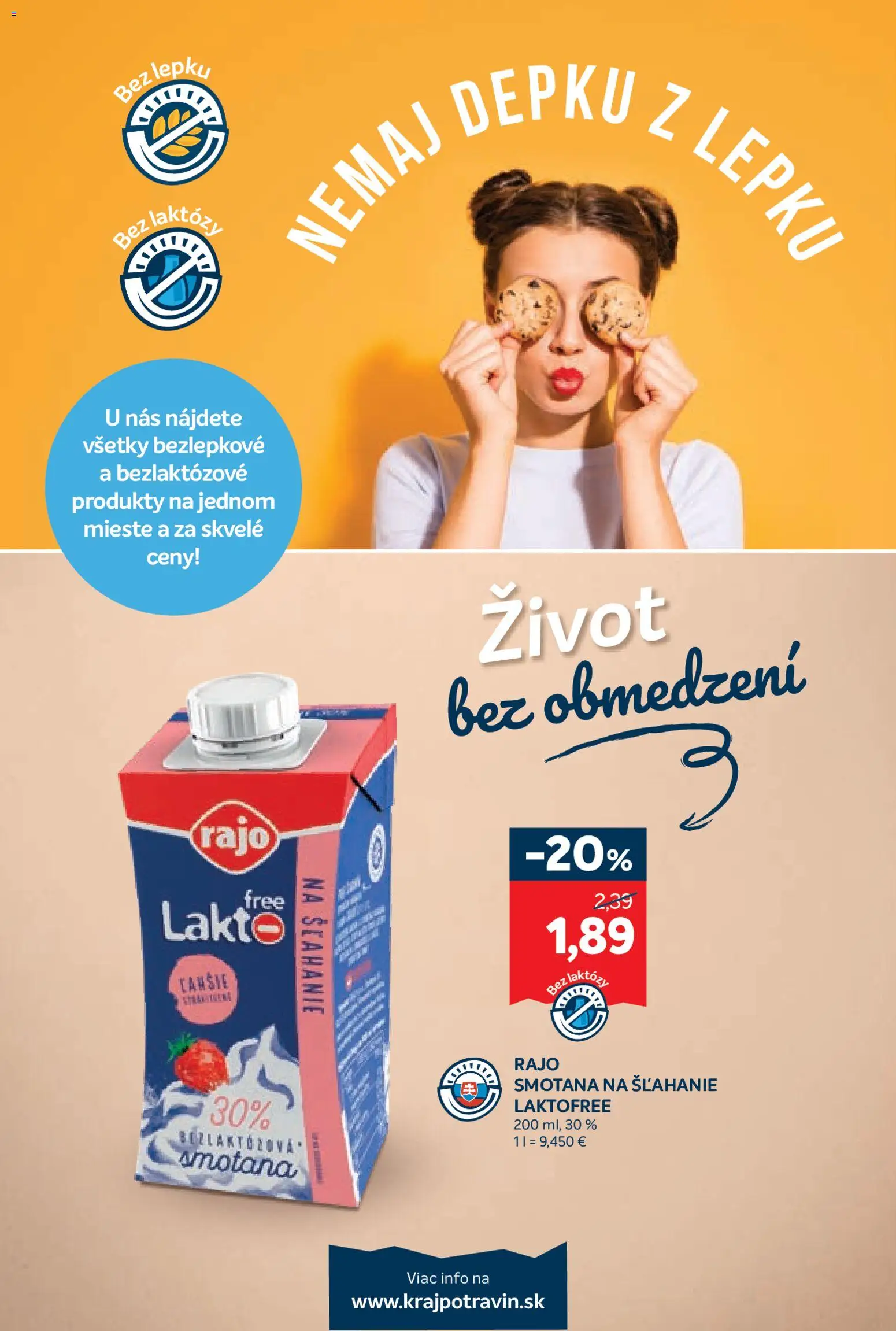 Nové Kraj akcie – leták je platný od 27.11.2025 | Strana: 16 | Produkty: Smotana, Smotana na šľahanie