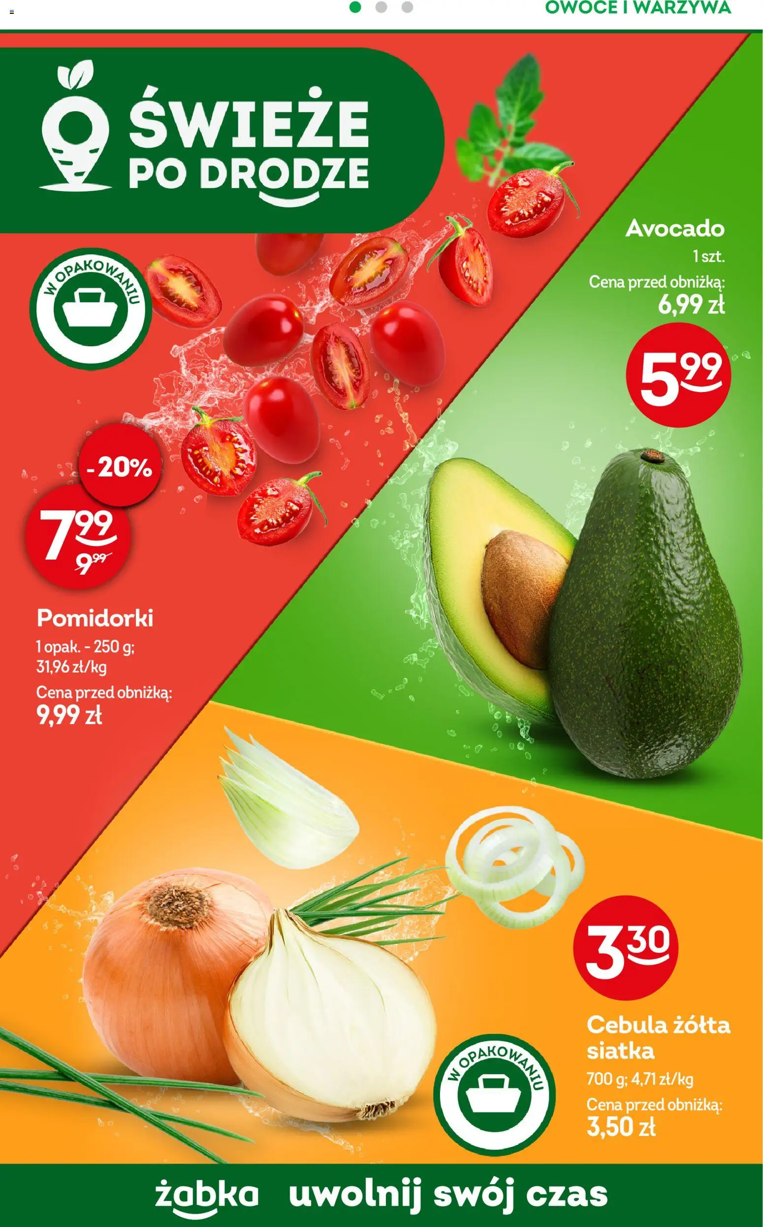 Żabka Gazetka - Codzienne produkty od 05.11.2025 | Strona: 9 | Produkty: Siatka, Warzywa, Owoce