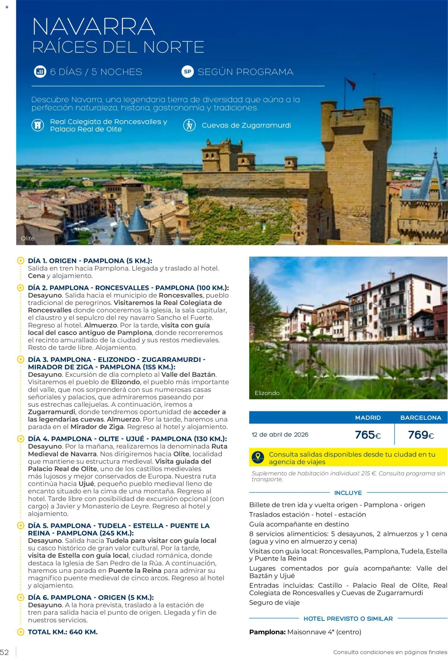 Viajes El Corte Inglés Vacaciones Económicas │ válido desde el 22.10.2025 | Página: 52 | Productos: Vino