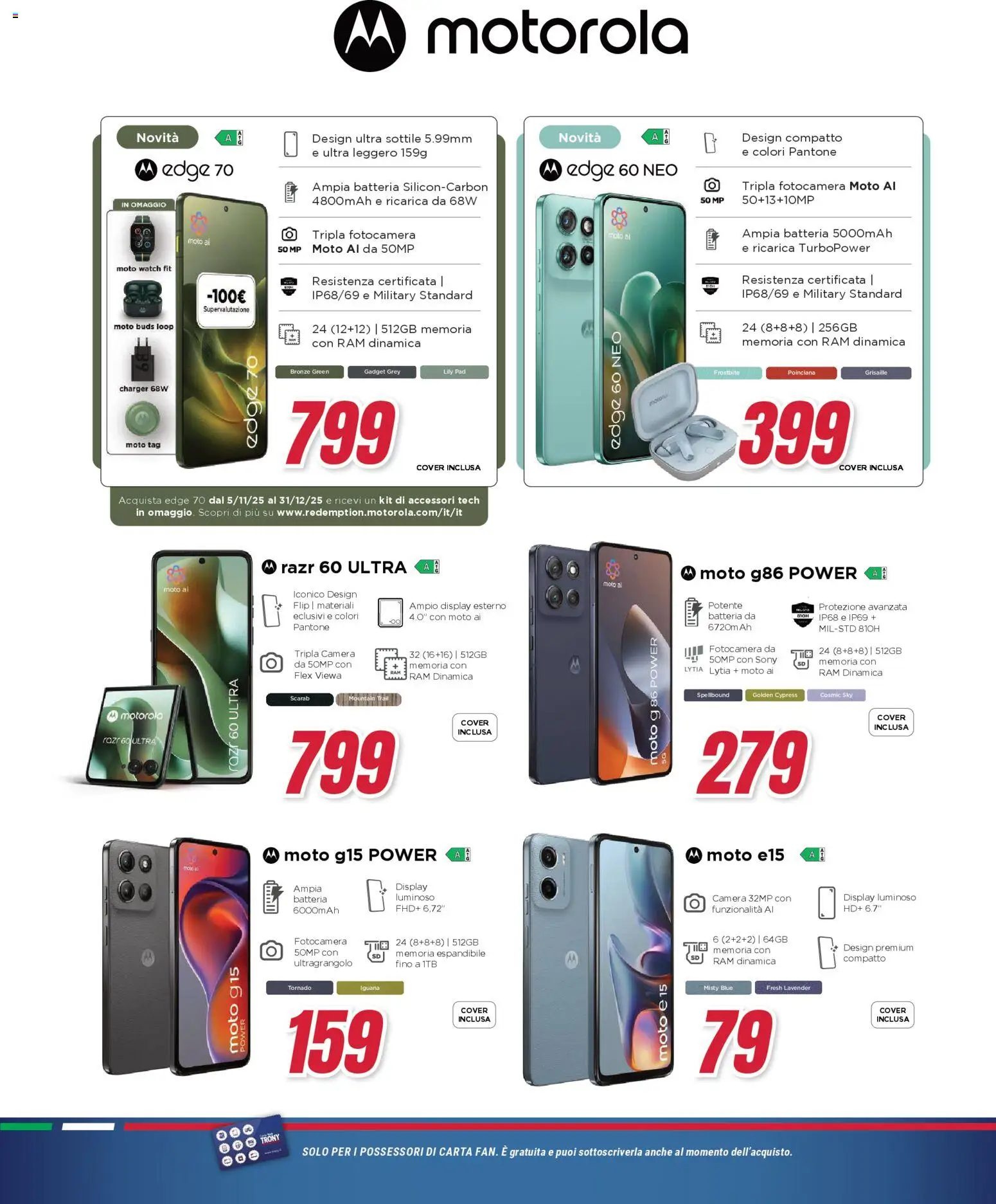 Volantino Trony del 27.12.2025 | Pagina: 28 | Prodotti: Fotocamera, Batteria