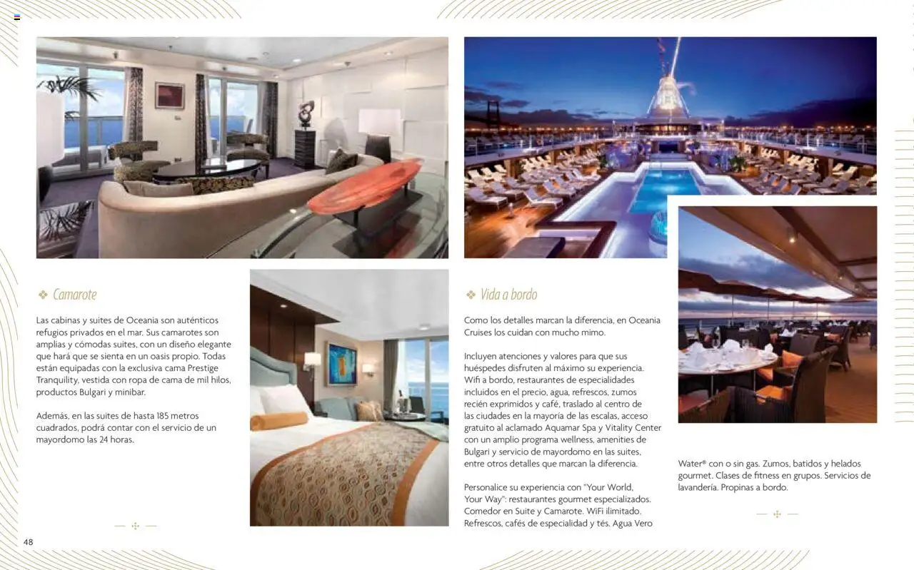 Viajes El Corte Inglés Cruceros de lujo │ válido desde el 01.01.2025 | Página: 49 | Productos: Ropa, Cama