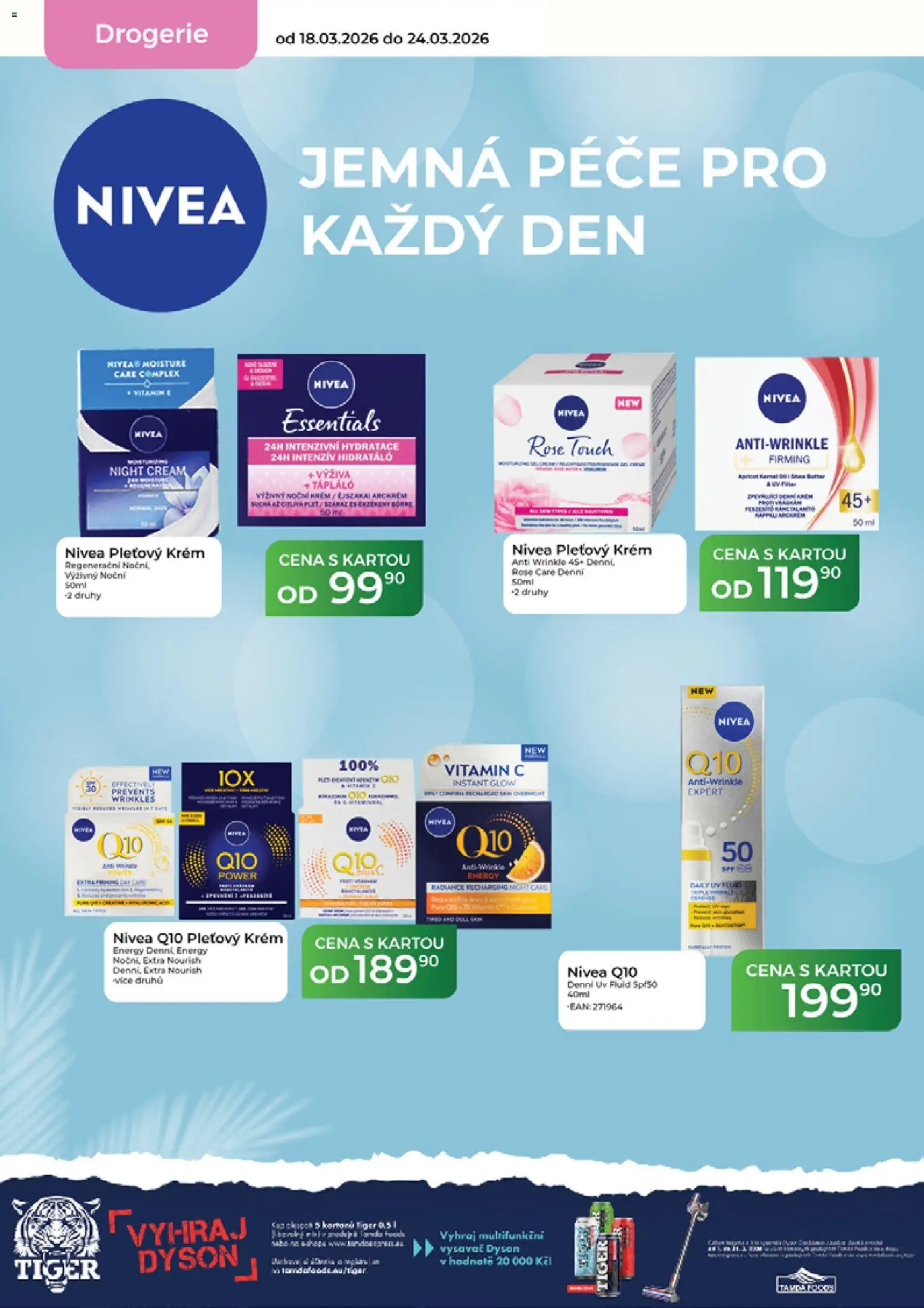 Tamda Foods leták od 18.03.2026 | Strana: 60 | Produkty: Nivea, Tiger, Krém, Vysavač
