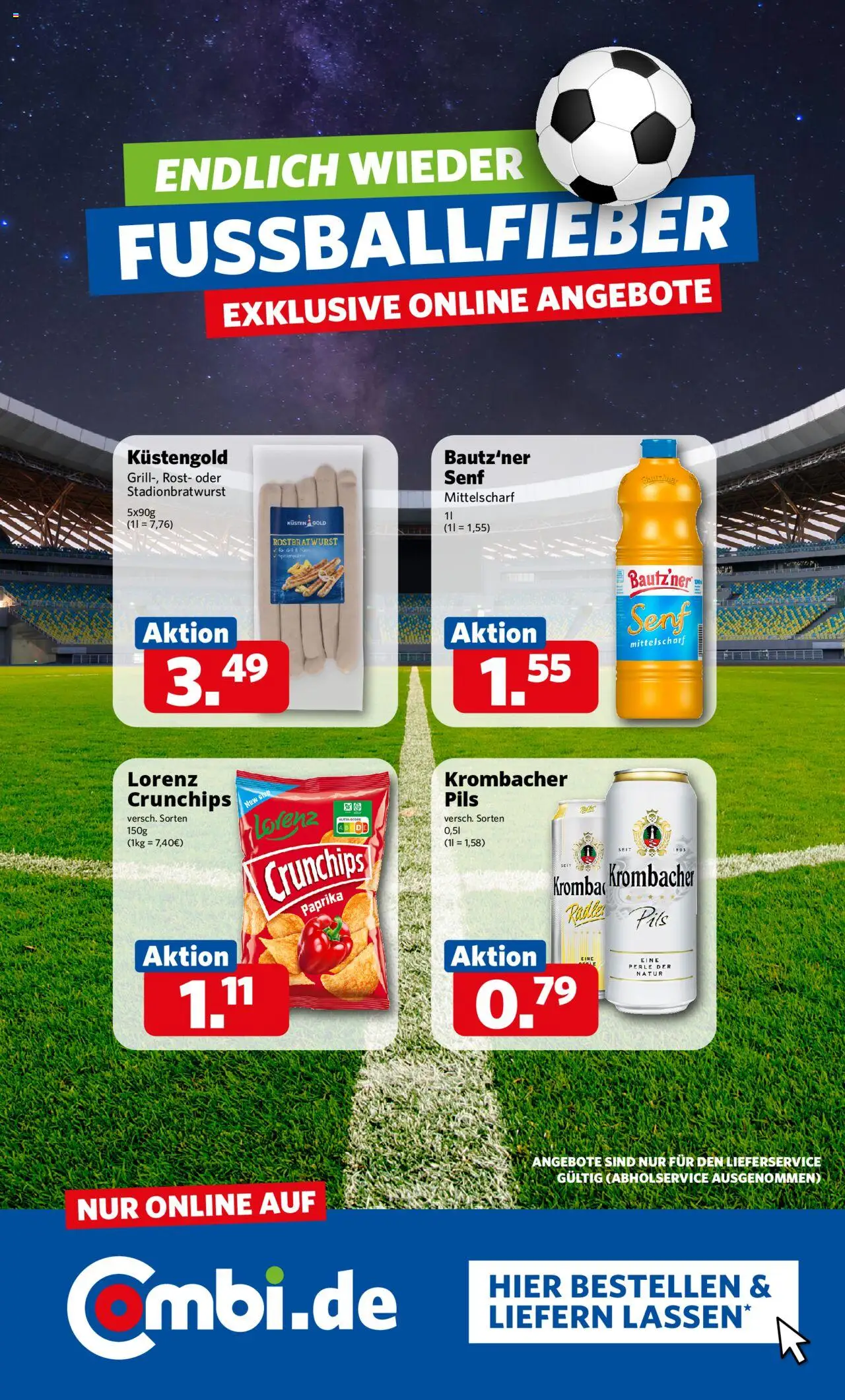 Combi Prospekt 	 - gültig ab dem 25.08.2025 | Seite: 31 | Produkte: Pils, Paprika, Krombacher