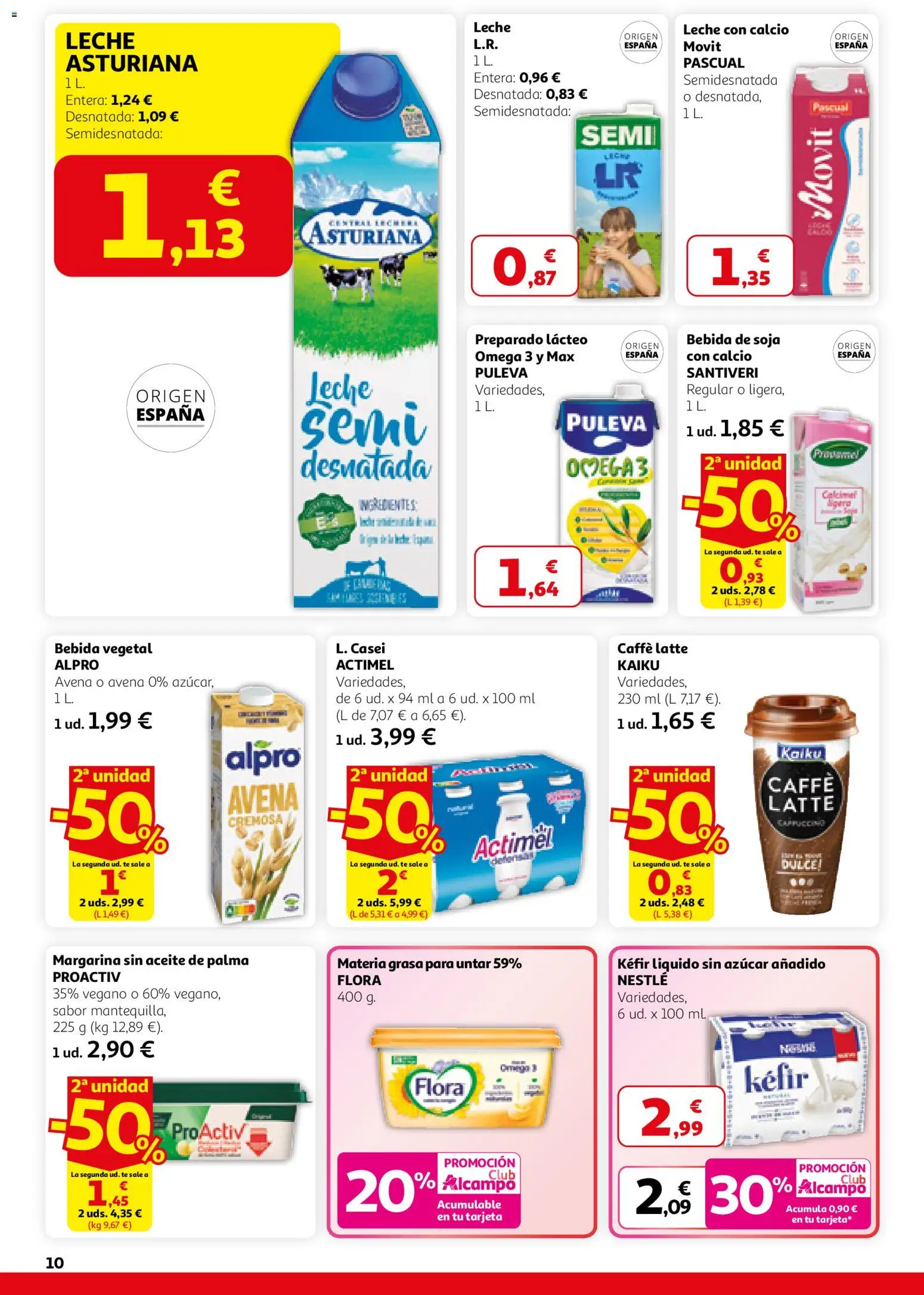 Alcampo folleto │ válido desde el 26.02.2026 | Página: 10 | Productos: Δοχείο φοντί, Aceite, Margarina, Bebida de soja
