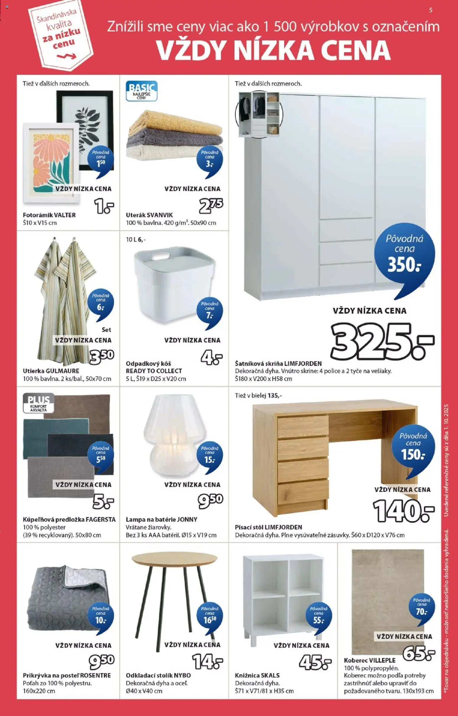 Nové JYSK akcie – leták je platný od 01.12.2025 | Strana: 5