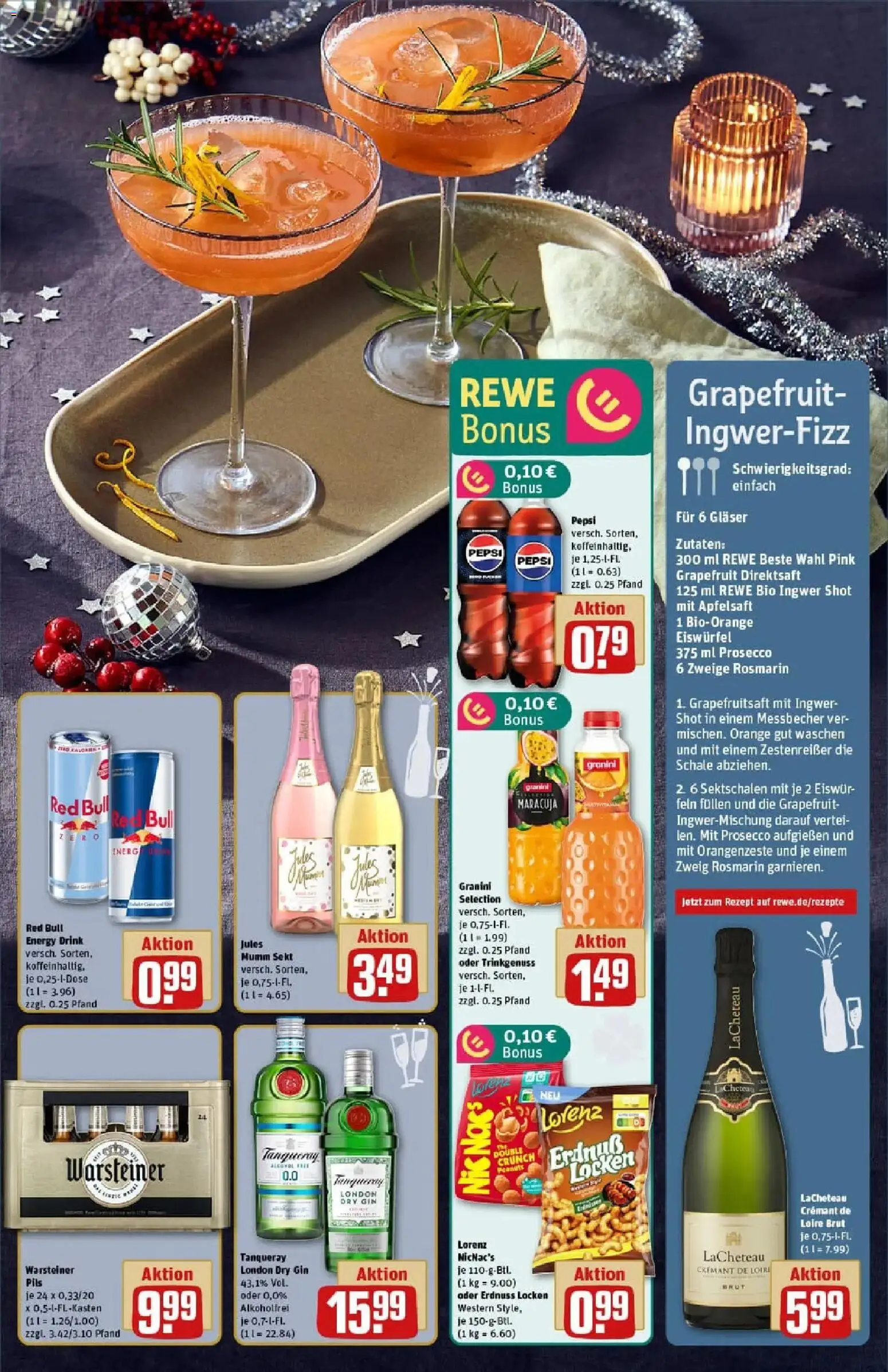 Rewe prospekt Steinheim	 – gültig ab 22.12.2025 | Seite: 5 | Produkte: Mumm sekt, Red bull, Cola, Pepsi