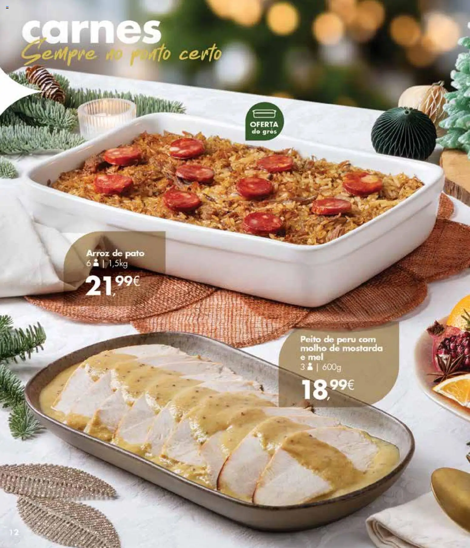 Pingo Doce Encomendas de Natal Madeira │ válido de 19.11.2025 | Página: 12 | Produtos: Peito de peru, Peru, Arroz, Mel