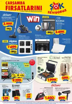 26.11.2025 tarihinden itibaren geçerli olan Şok Market kataloğu önizlemesi | Sayfa: 3 | Ürünler: Tost makinesi, Yağ, Video, Elektrikli süpürge