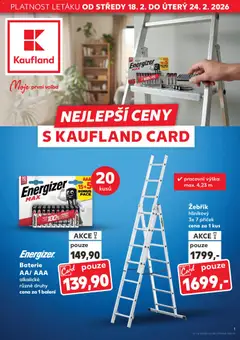 Náhled letáku Kaufland leták - Spotřební zboží od 18.02.2026