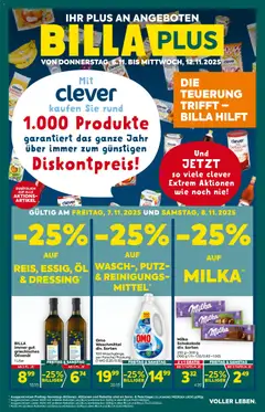 Billa Plus Flugblatt ab 06.11.2025 gültig
