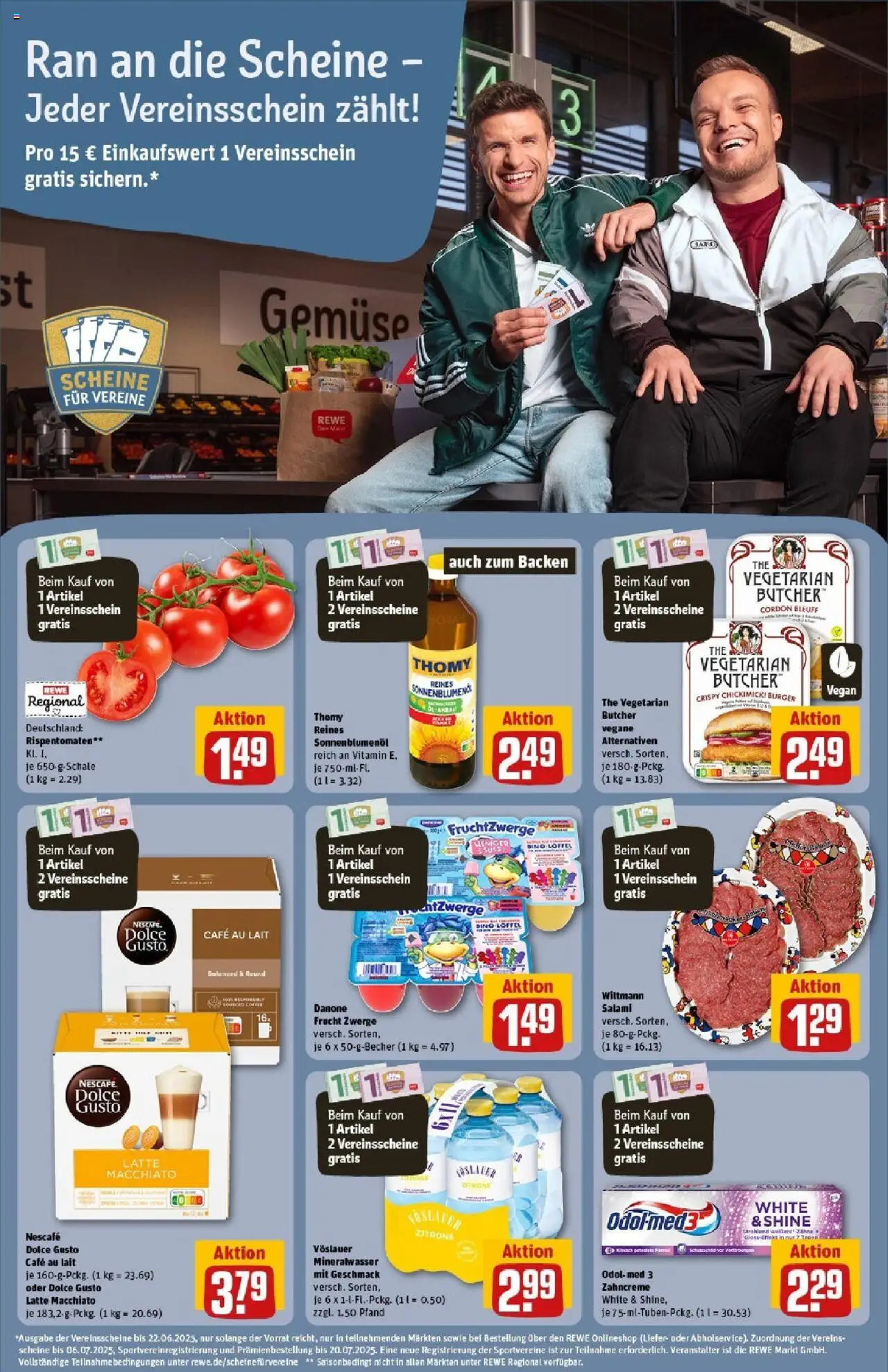 Rewe prospekt Hünxe	 - gültig ab dem 01.06.2025 | Seite: 22 | Produkte: Nescafe, Öl, Gemüse, Dolce gusto