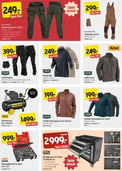 Forhåndsvisning av Jula kundeavis gyldig fra 09.04.2026 | Side: 4 | Produkter: Jakke, Kompressor, Crème de marron, Eau tonique