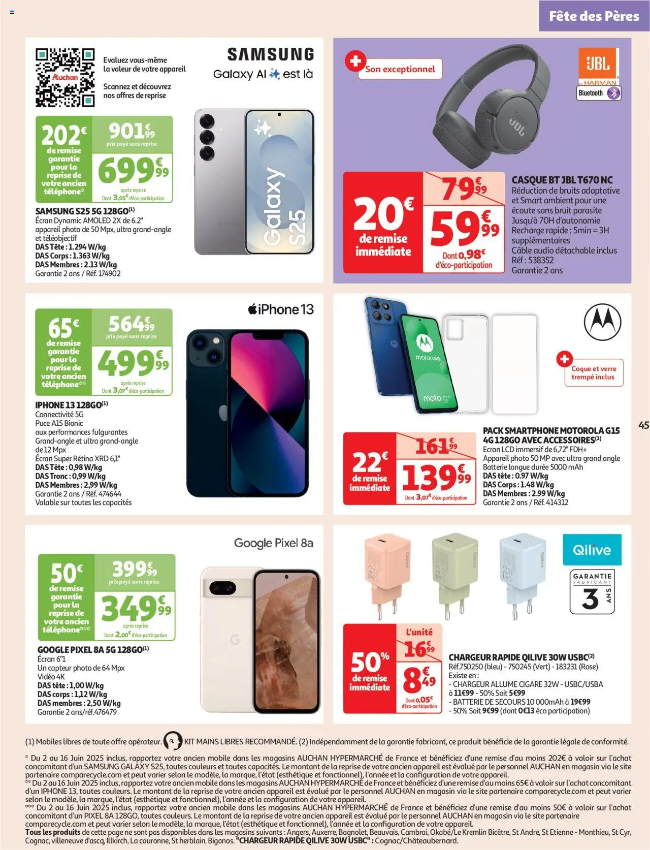  | Page: 45 | Produits: Vidéo, Audio, Batterie, Casque