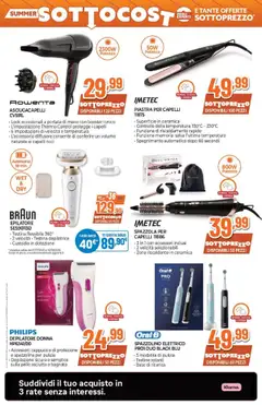 Volantino Expert del 17.07.2025 | Pagina: 19 | Prodotti: Cappuccio, Epilatore, Asciugacapelli, Spazzolino elettrico