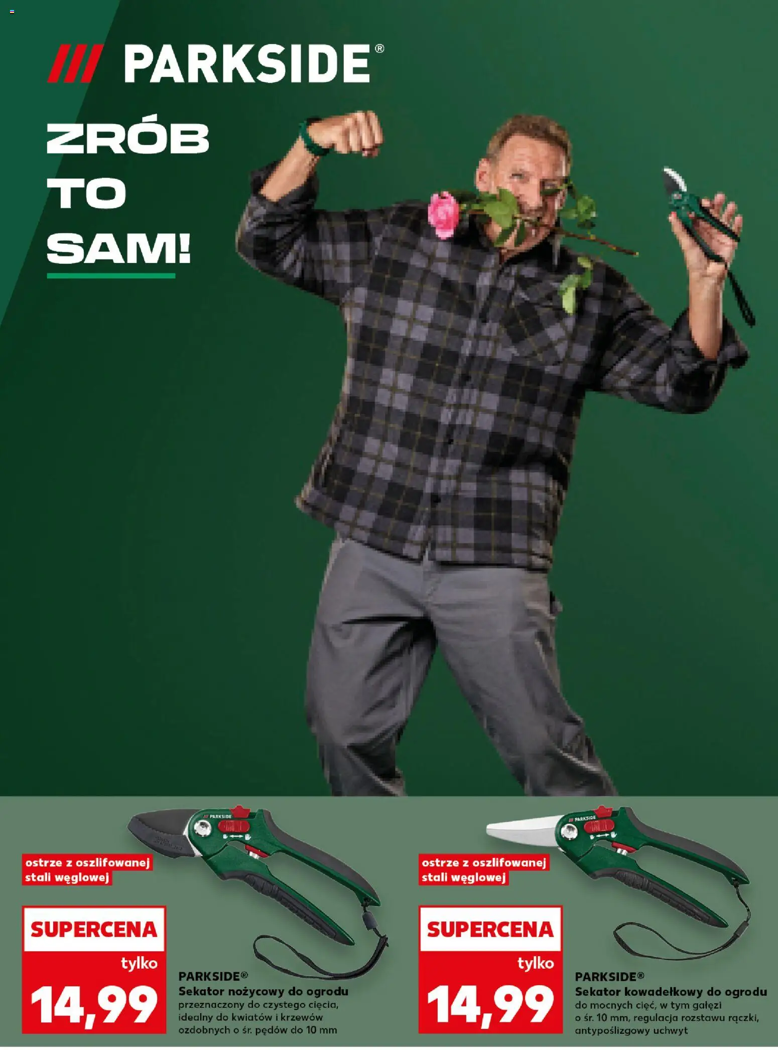 Kaufland Polsko leták - Wiosenne inspiracje od 12.03.2026 | Strana: 14 | Produkty: Parkside