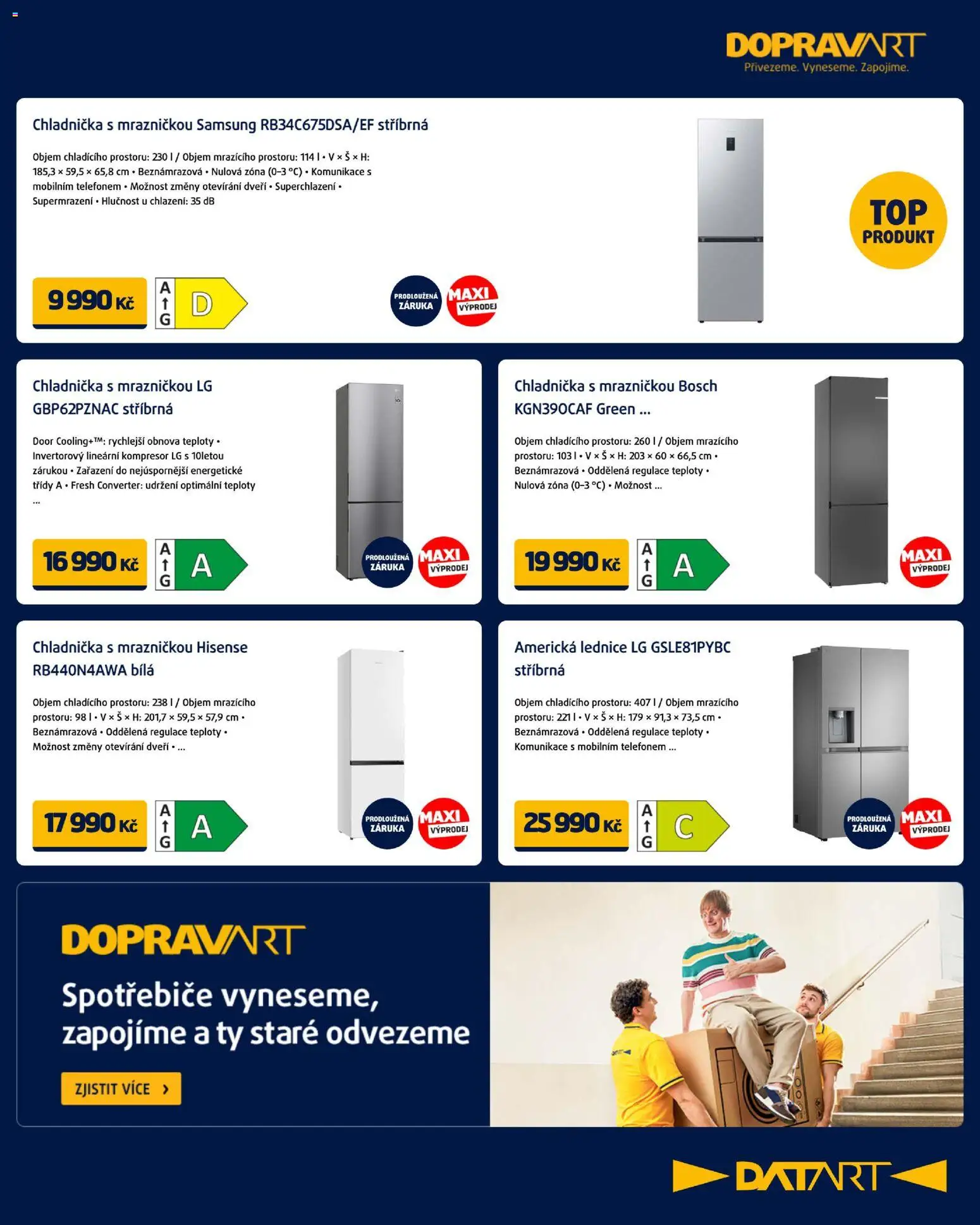 Datart leták od 12.01.2026 | Strana: 15 | Produkty: Lednice, Samsung, Chladnička, Kompresor