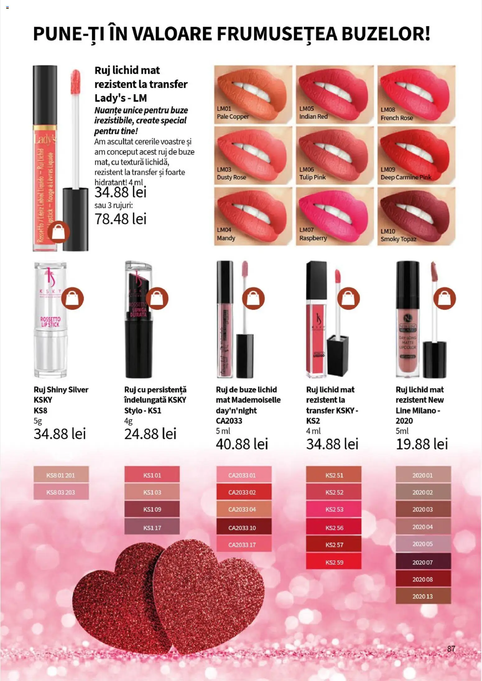 Noul catalog Lady’s – valabil de la 05.01.2026 | Pagină: 89 | Produse: Ruj