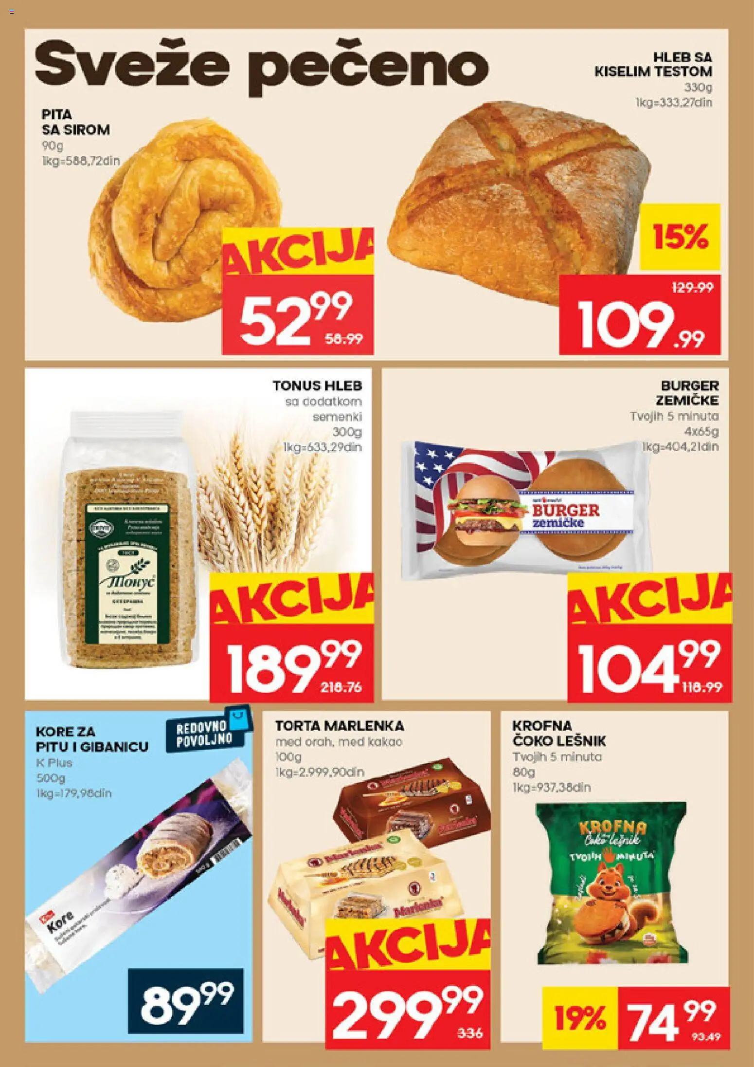 Idea katalog - važi od 26.03.2026 | Strana: 12 | Proizvode: Pita, Hleb, Med, Torta