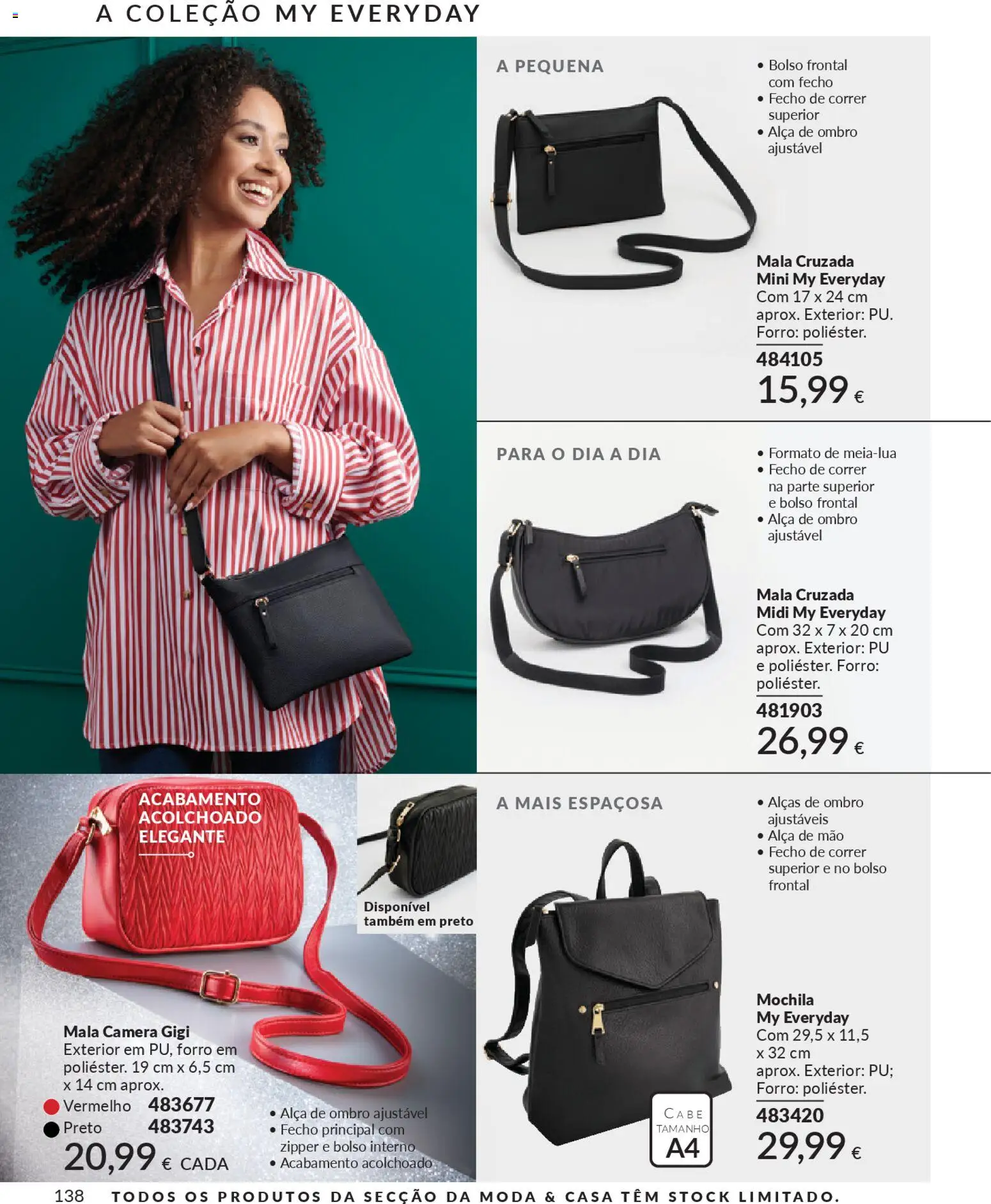 Catálogo Avon Campanha 1 │ válido de 01.01.2026 | Página: 138 | Produtos: Mochila, Câmera