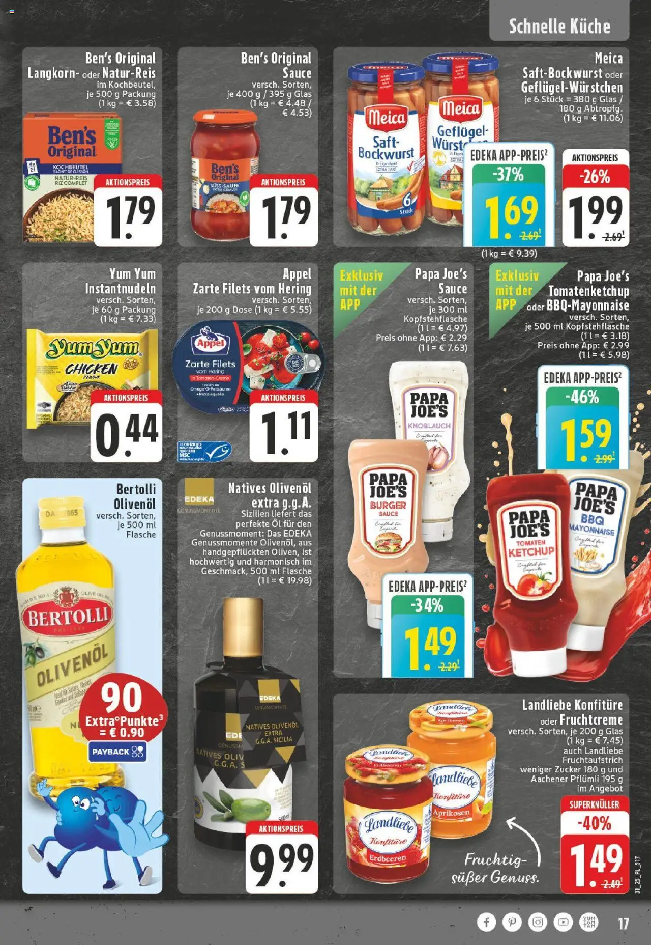Edeka prospekt Düsseldorf	 - gültig ab dem 27.07.2025 | Seite: 17 | Produkte: Bockwurst, Meica, Wurst, Ketchup
