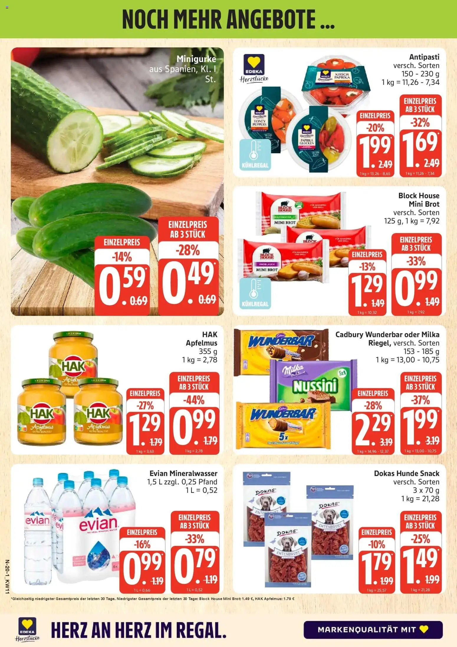 Marktkauf Prospekt Cuxhaven – gültig ab 09.03.2026 | Seite: 20 | Produkte: Mineralwasser, Paprika, Knoblauch, Ente