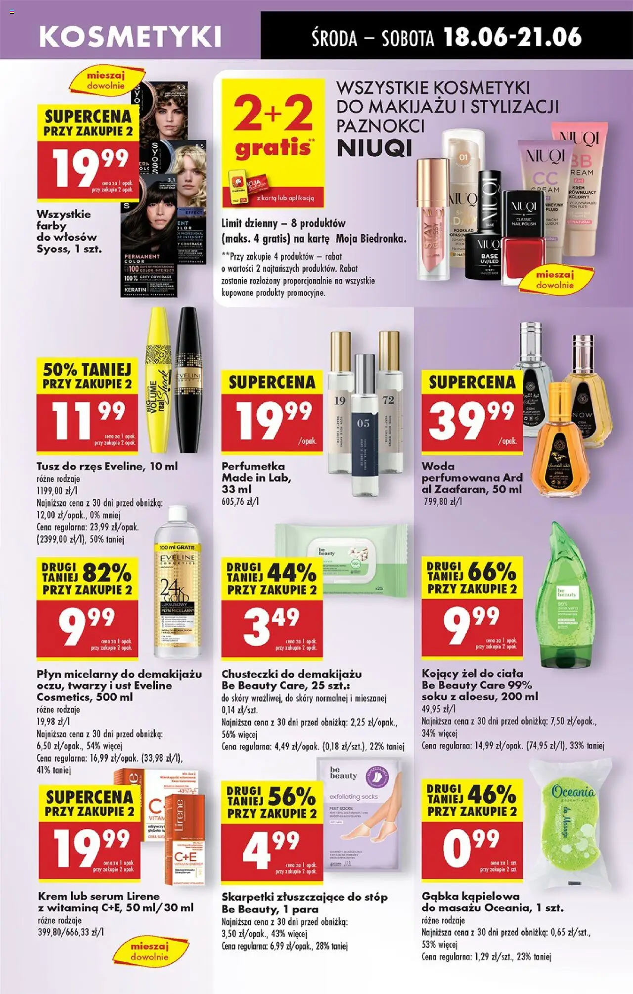 Biedronka gazetka - Oferta W tym tygodniu od 18.06.2025 | Strona: 63 | Produkty: Karta, Skarpetki, Skarpetki złuszczające, Krem