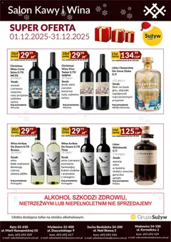 Pogląd oferty "Sużyw Gazetka - Salon kawy i wina" - ważna od 01.12.2025