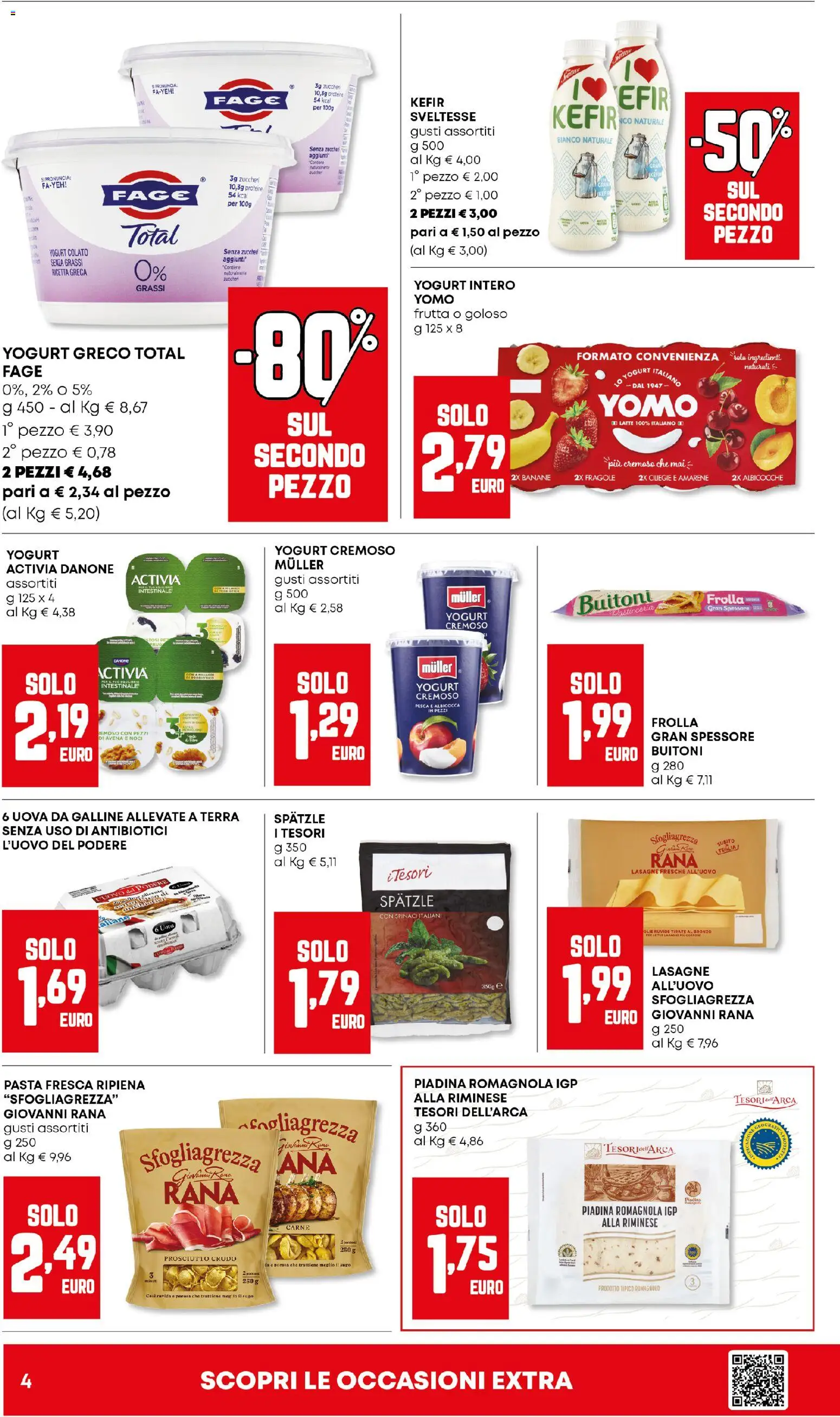 Volantino Panorama del 02.01.2026 | Pagina: 4 | Prodotti: Spatzle, Uova, Latte, Prosciutto