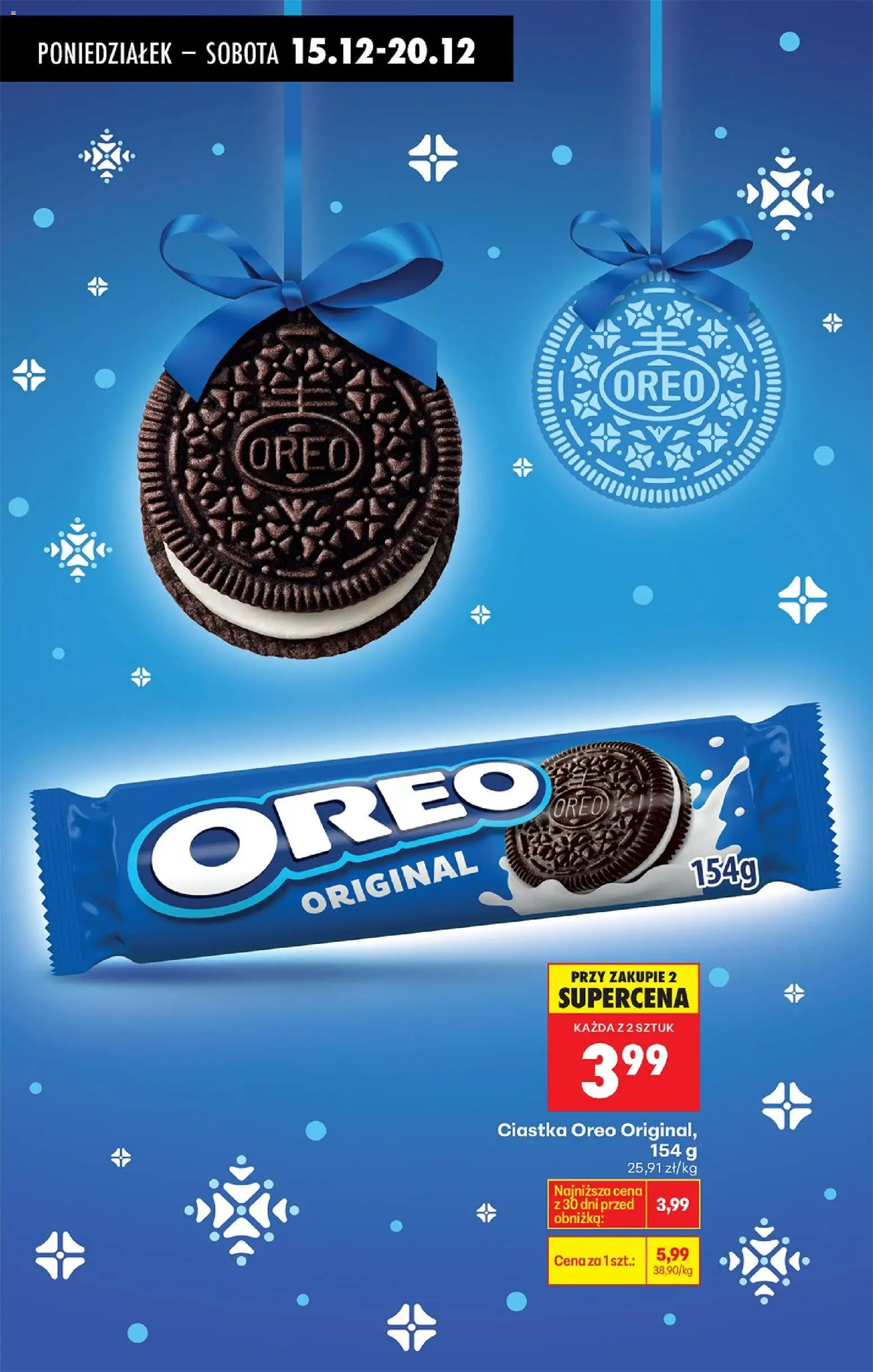 Biedronka gazetka od 15.12.2025 | Strona: 73 | Produkty: Ciastka Oreo, Ciastka