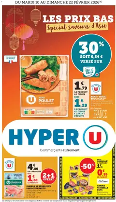 Hyper U - Prévisualisation de Hyper U catalogue valide à partir de 10.02.2026