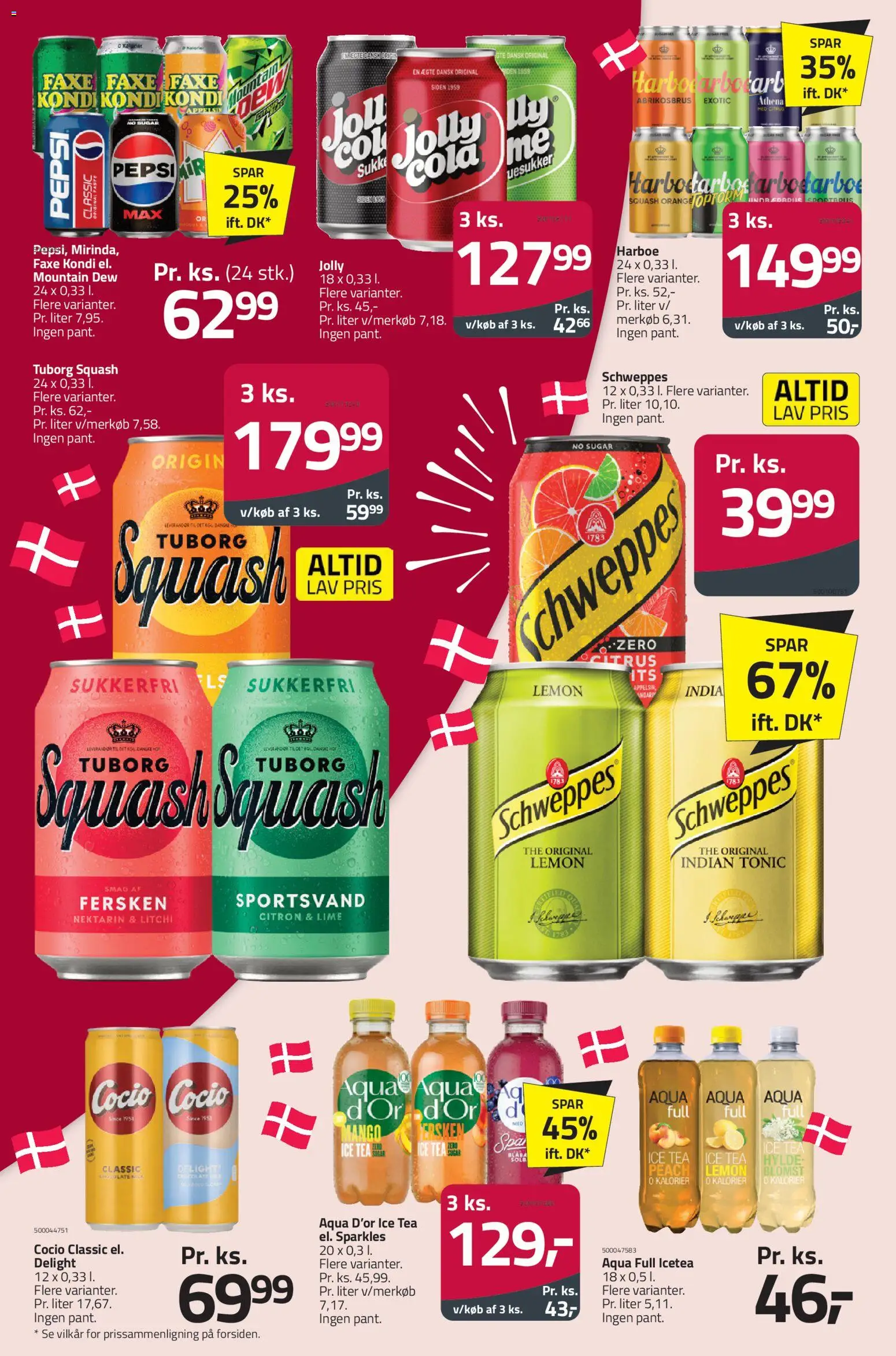 Fleggaard tilbudsavis – gyldig fra 04.03.2026 | Side: 24 | Produkter: Squash, Faxe Kondi, Pepsi, Tuborg Squash