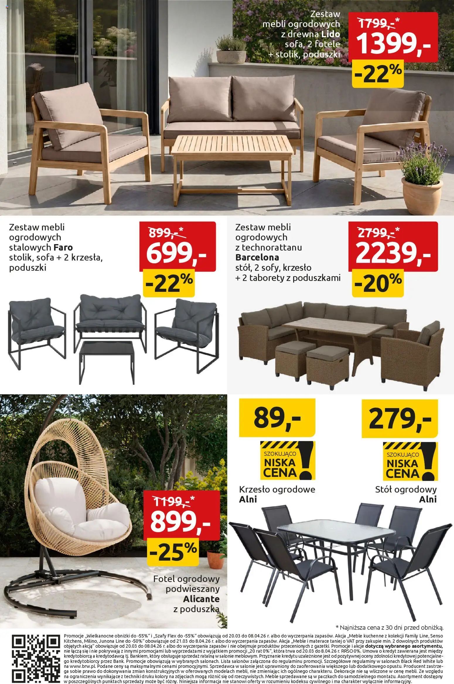 Black Red White promocje od 20.03.2026 | Strona: 14 | Produkty: Fotel ogrodowy, Fotel, Stół, Krzesło ogrodowe