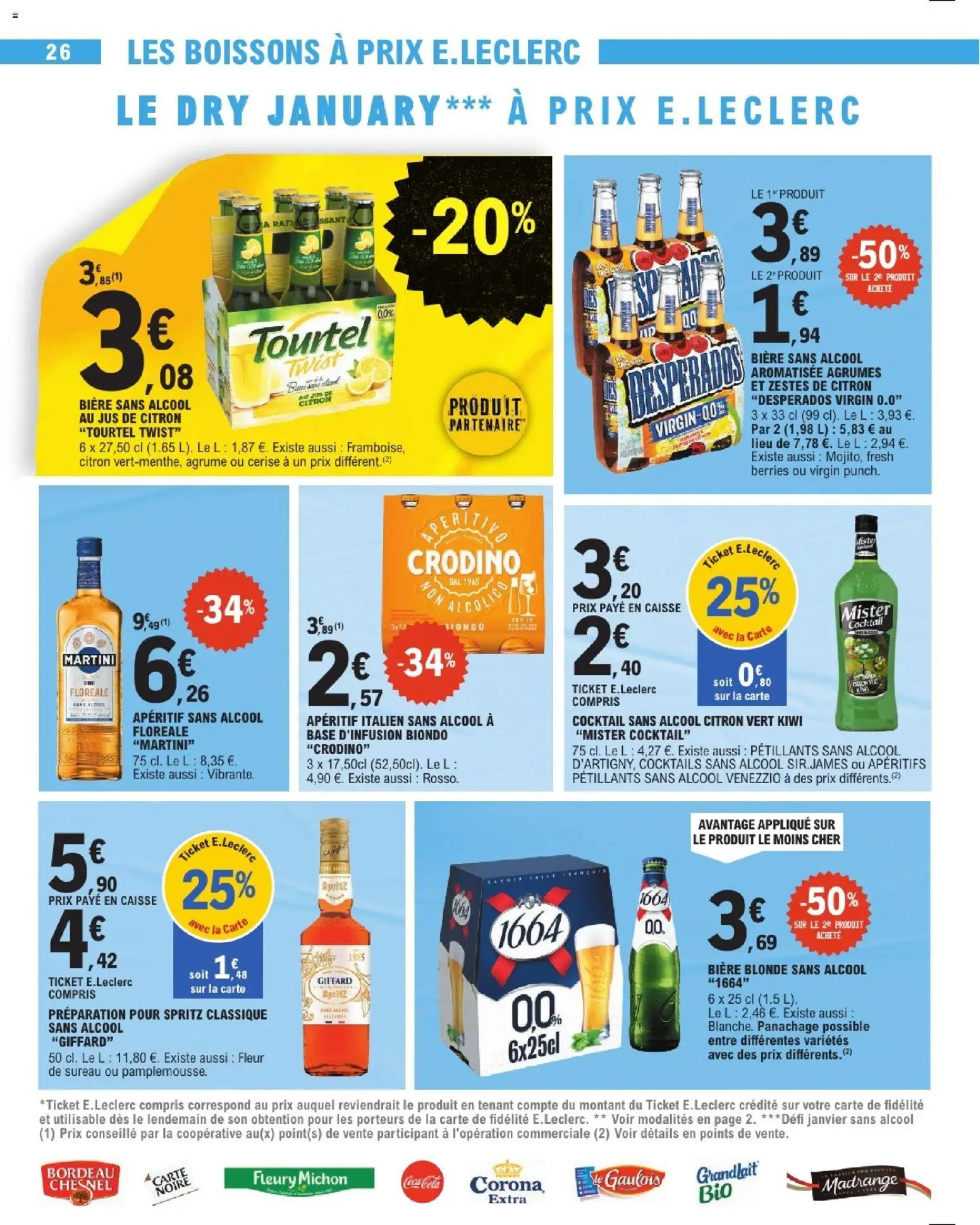 {H1} | Page: 26 | Produits: Desperados, Citron vert, Bière blonde, Kiwi